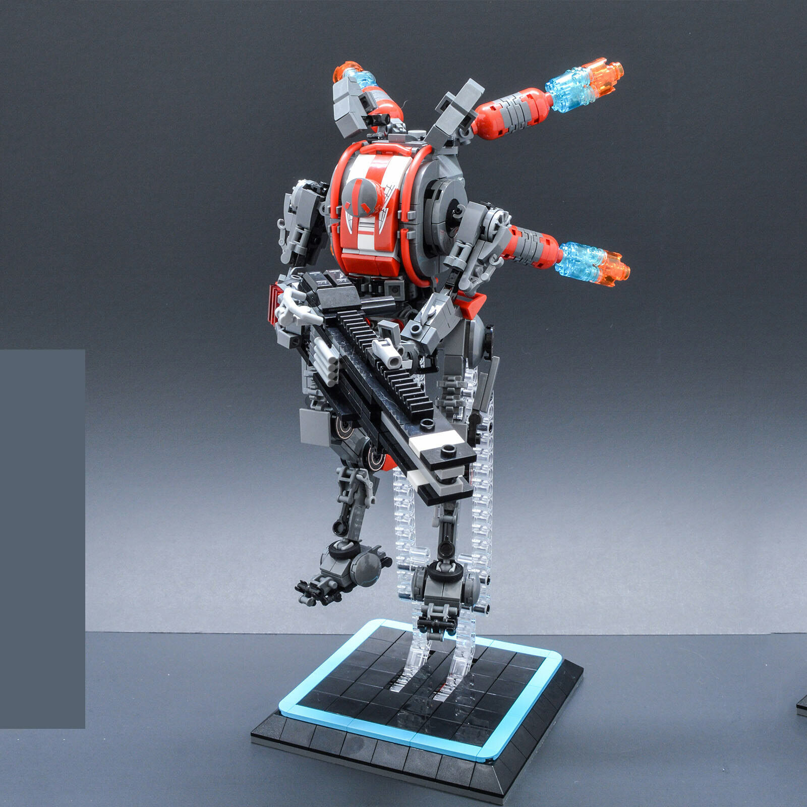 C7522 Titanfall 2 Viper's Northstar Titan Mech Model with Jump Jets 768 Parts-ZITIANYOUBUILD