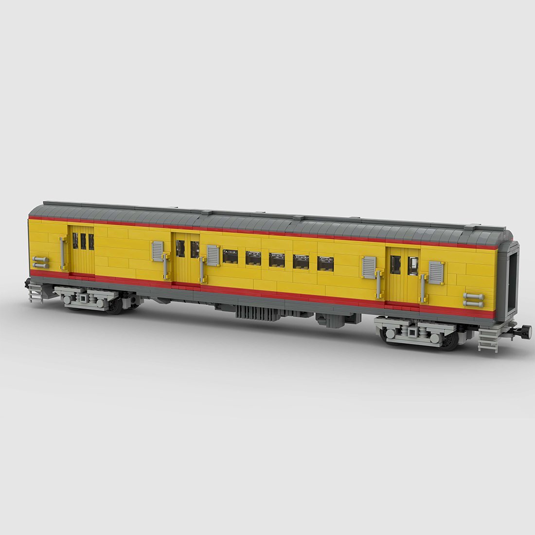 Custom MOC-45185 Union Pacific RPO coach 1143+ Parts Toys Gift for Christmas-ZITIANYOUBUILD