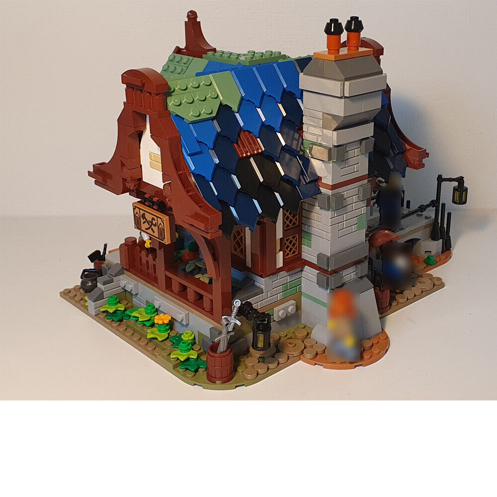 MOC-79655 Medieval House Alternate Build for Set 21325 Building Toys 1316 Parts-ZITIANYOUBUILD