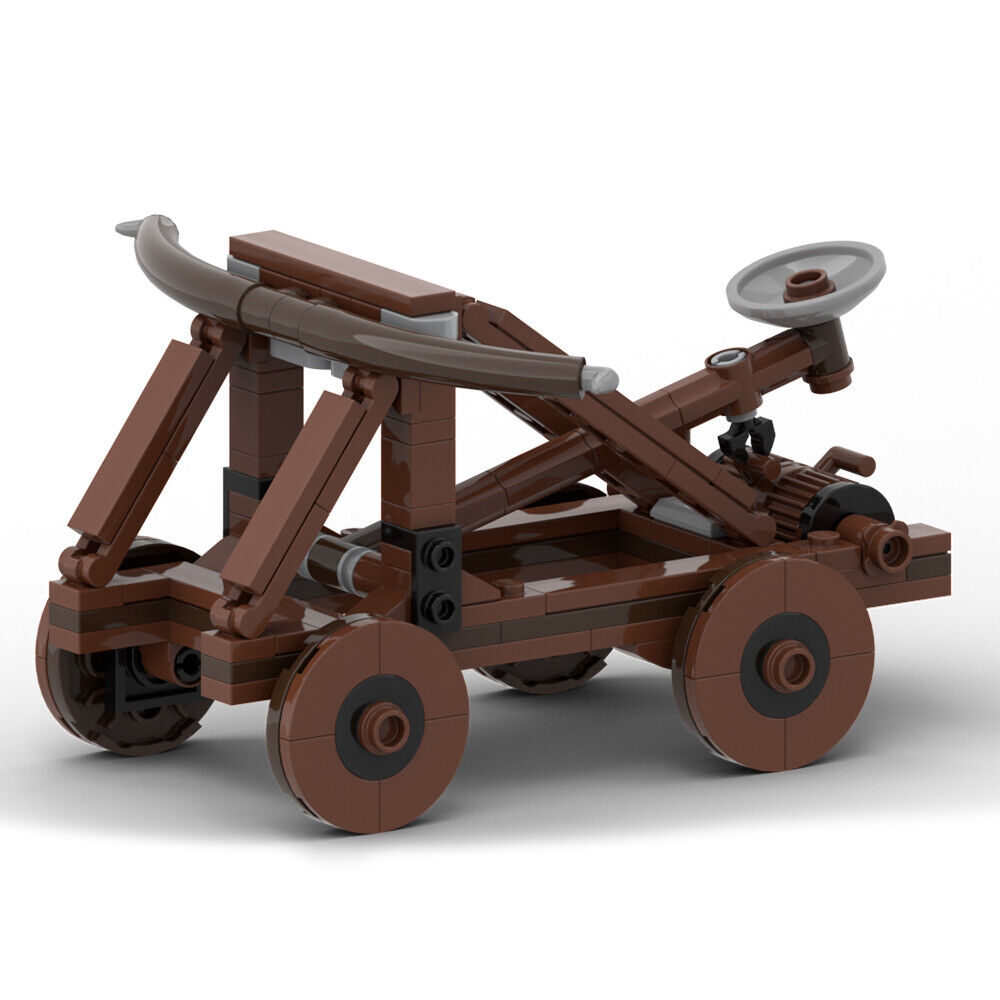 MOC-152680 Working Medieval Catapult Structure Model Building Toys 160 Parts-ZITIANYOUBUILD