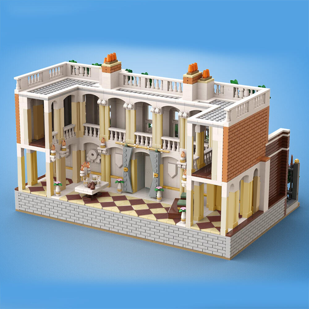 C7974 Villa with Iconic House Facade & Flowers from TV Series 3023 Parts-ZITIANYOUBUILD