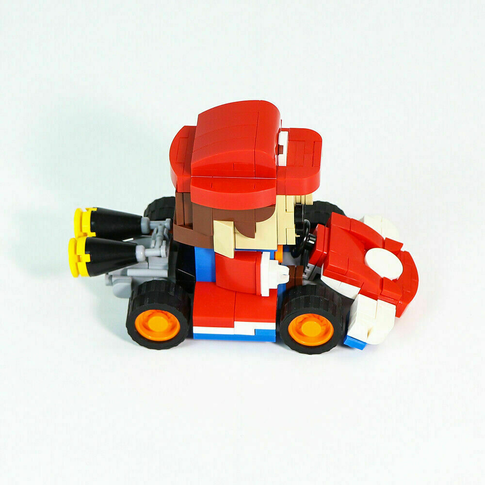 Custom MOC: C5235 B-r-i-c-k-headz Racing Car Game Racing Christmas Gifts-ZITIANYOUBUILD