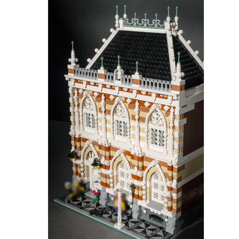 MOC-89901 Modular Town Piano Society Building with Interior 3530 Parts-ZITIANYOUBUILD