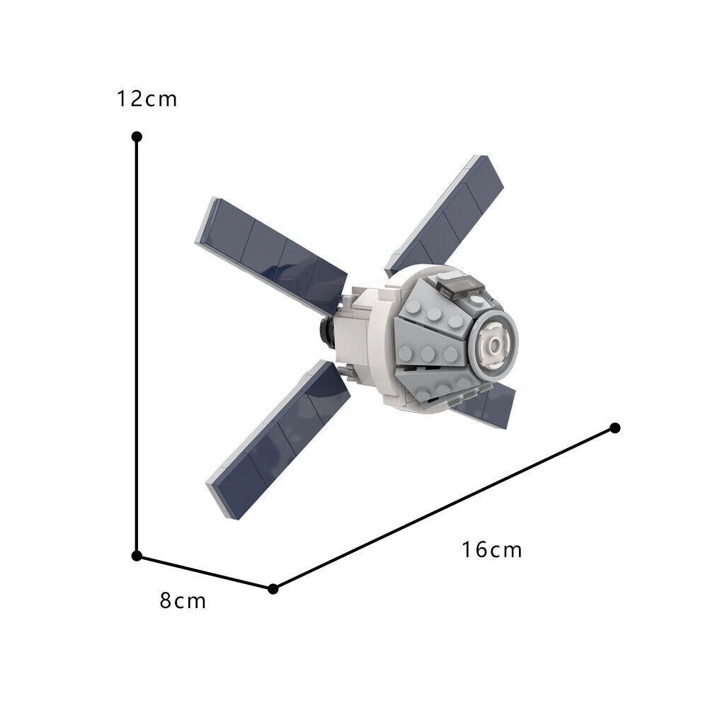 C9156 1:110 Scale Orion Spacecraft with Display Stand 174 Parts Creative Toys-ZITIANYOUBUILD