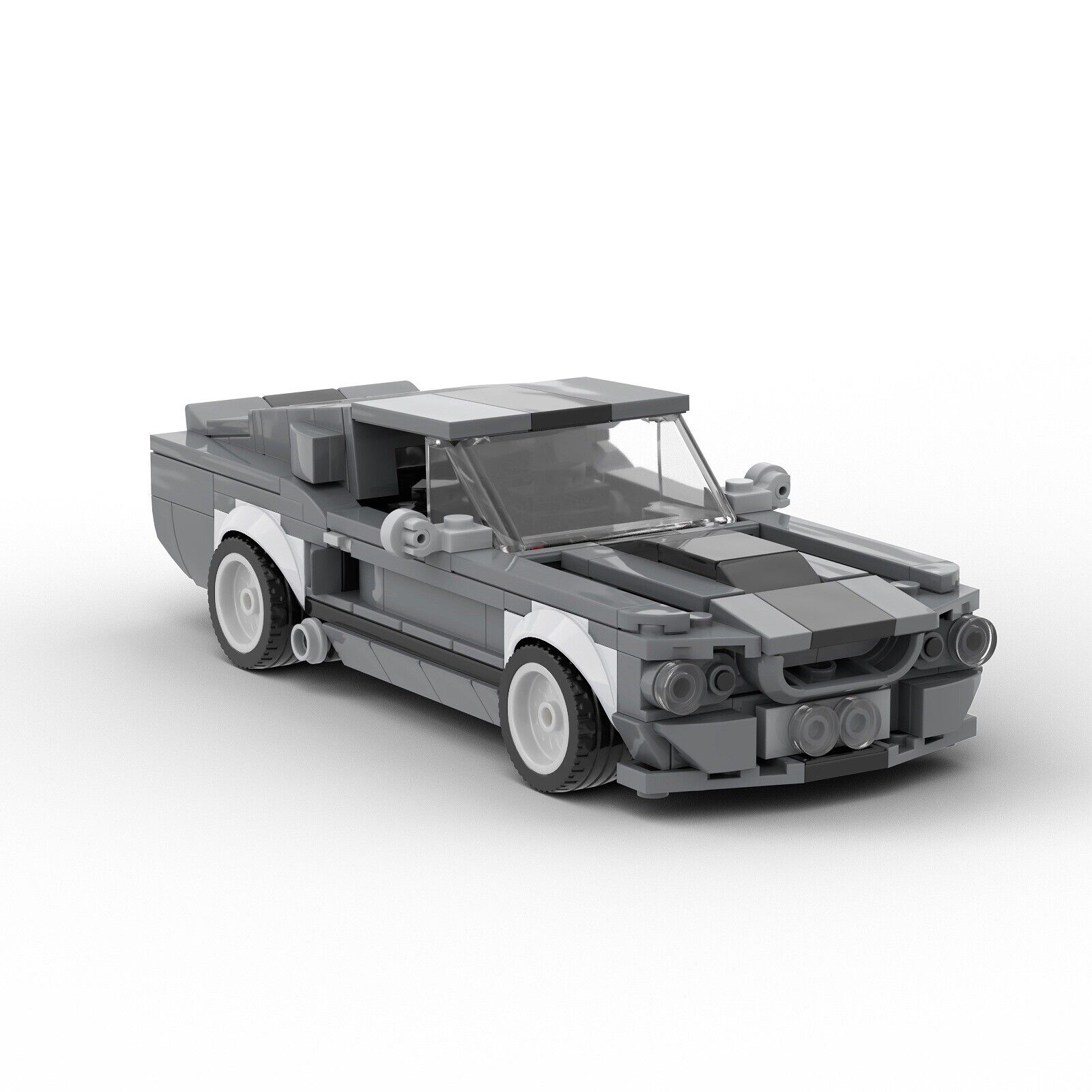Custom MOC:MOC-57356 Muscle Car GT500 Sports Car Toys Set Gift for Christmas-ZITIANYOUBUILD