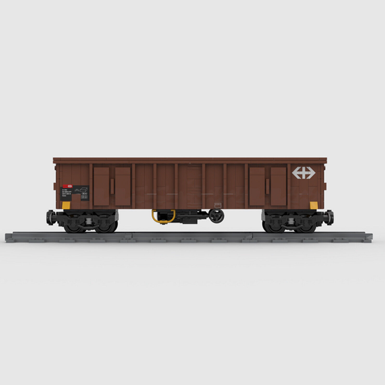 Custom MOC: C6856 Gondola Wagon High-sided Wagons EANOS Train 510 Parts-ZITIANYOUBUILD