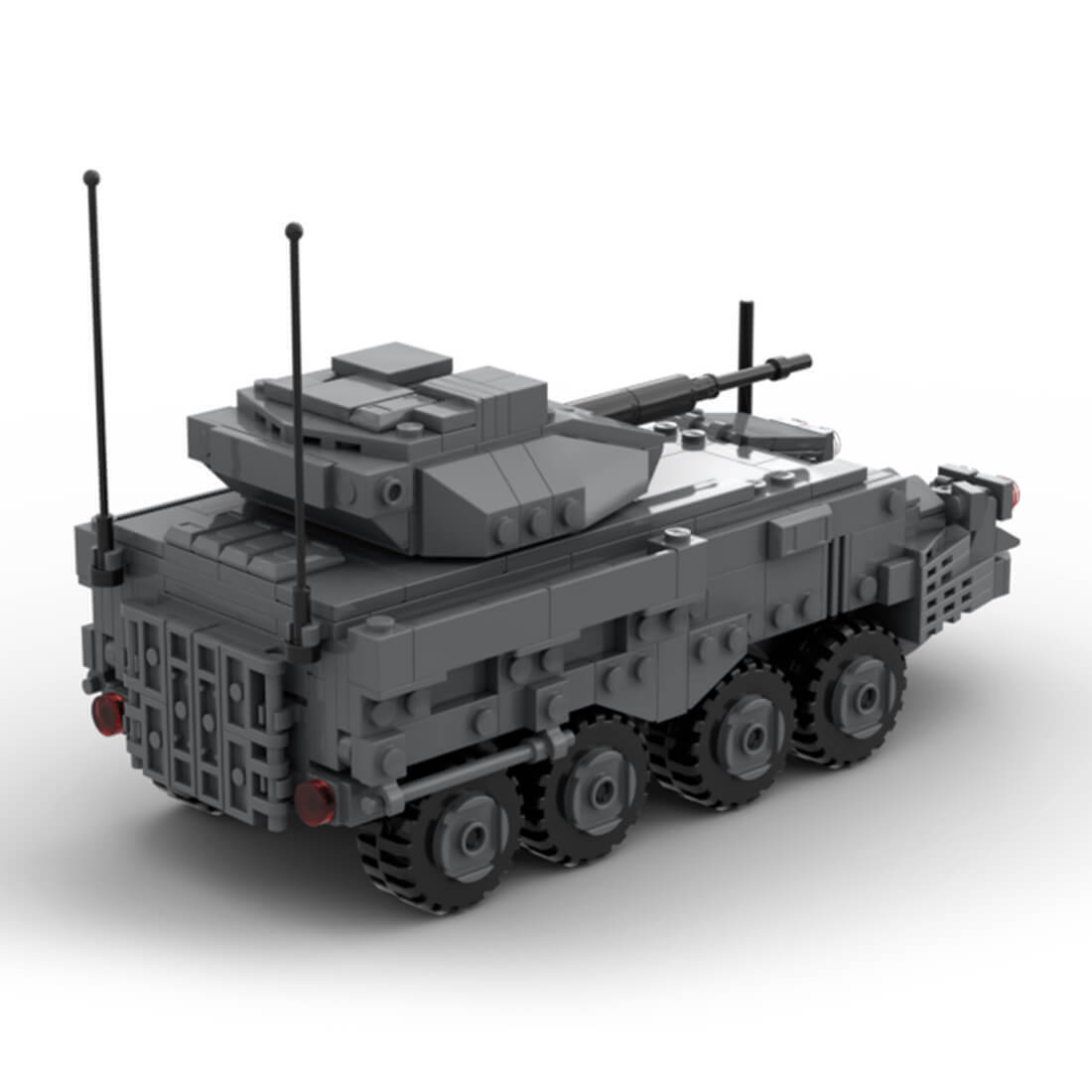 Custom MOC-114159 Military Tank Model 485 Parts Kids Gift for Christmas-ZITIANYOUBUILD