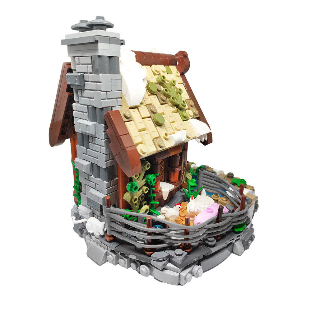 Custom MOC: C7837 Viking Farm Hut Model 766 Parts Gift for Christmas-ZITIANYOUBUILD