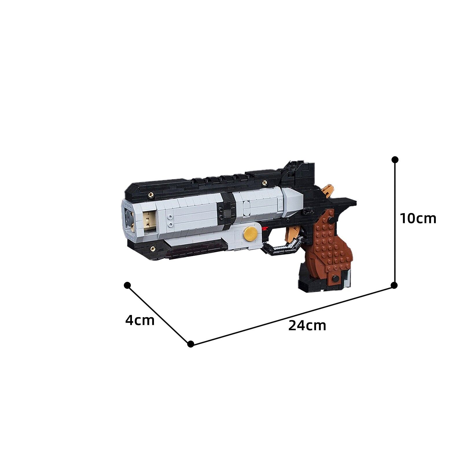 Custom MOC: C5752 Wingman Revolver Model 752 Parts Gift for Christmas-ZITIANYOUBUILD