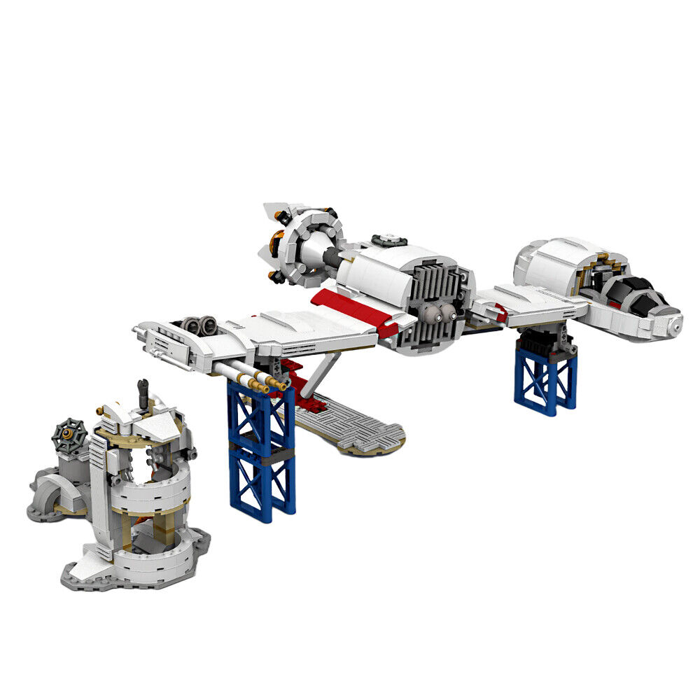 YOUFOY Single Pilot Operator with Deffense Tower and 2 Stands 1492 Pieces-ZITIANYOUBUILD