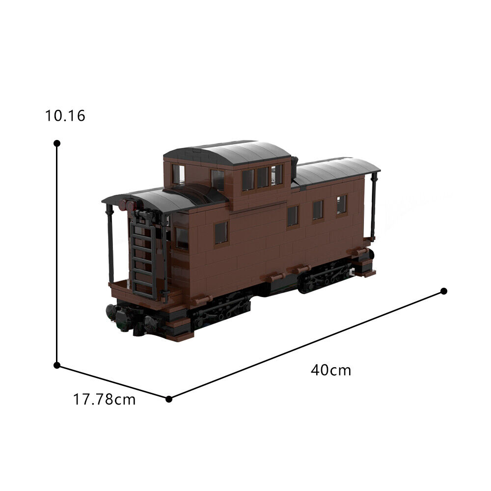 C9044 S-o-u-t-h-e-r-n P-a-c-i-fic E-d-i-t-i-on C-40-3 Caboose Train 594 Parts-ZITIANYOUBUILD