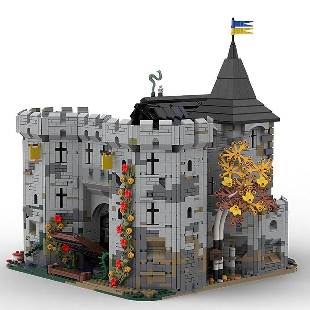 MOC-113094 Set 6074 Remake: Medieval Fortress Castle's Keep Outpost 5812 Parts-ZITIANYOUBUILD