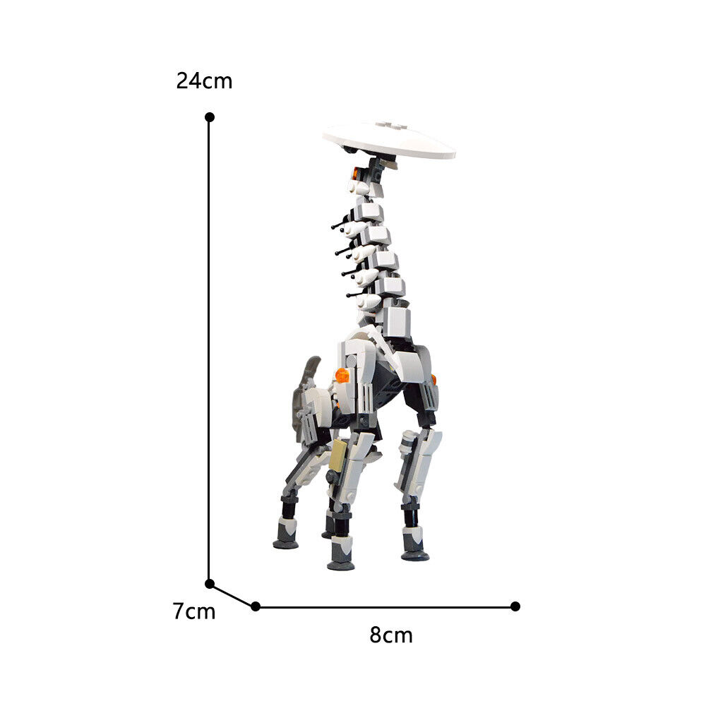 C7809Y01 Mini Version Long Neck Monster Giraffe Model 238 Parts from Video Game-ZITIANYOUBUILD