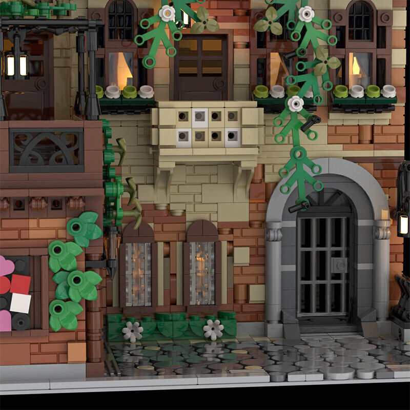 MOC-131698 Modular Building with Medieval Style Balcony, Dining Room and Kitchen-ZITIANYOUBUILD