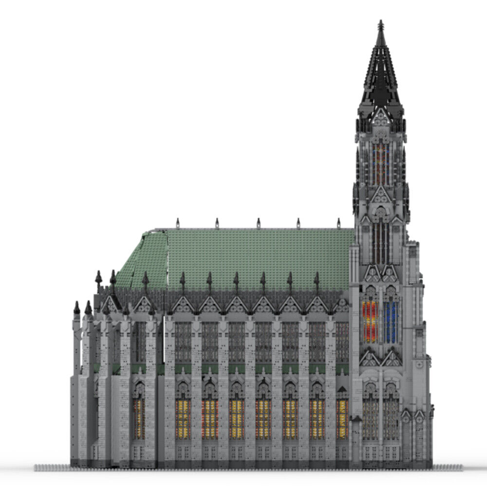 MOC-142098 Cologne Cathedral Model Modular Building for Collection 29682 Parts-ZITIANYOUBUILD