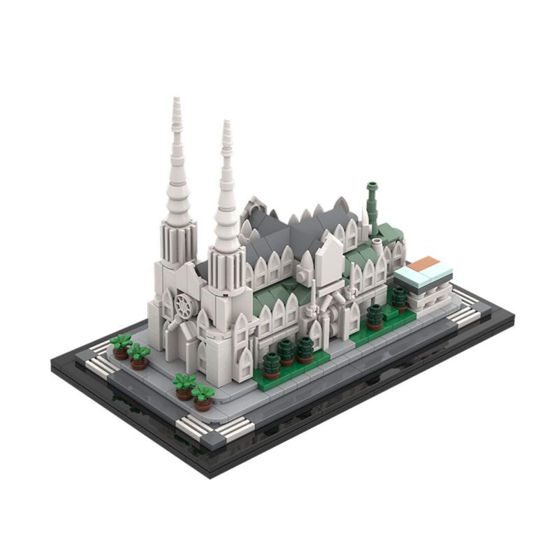 MOC-212962 1/800 Scale St. Patrick's Cathedral Building Blocks Set (580PCS)