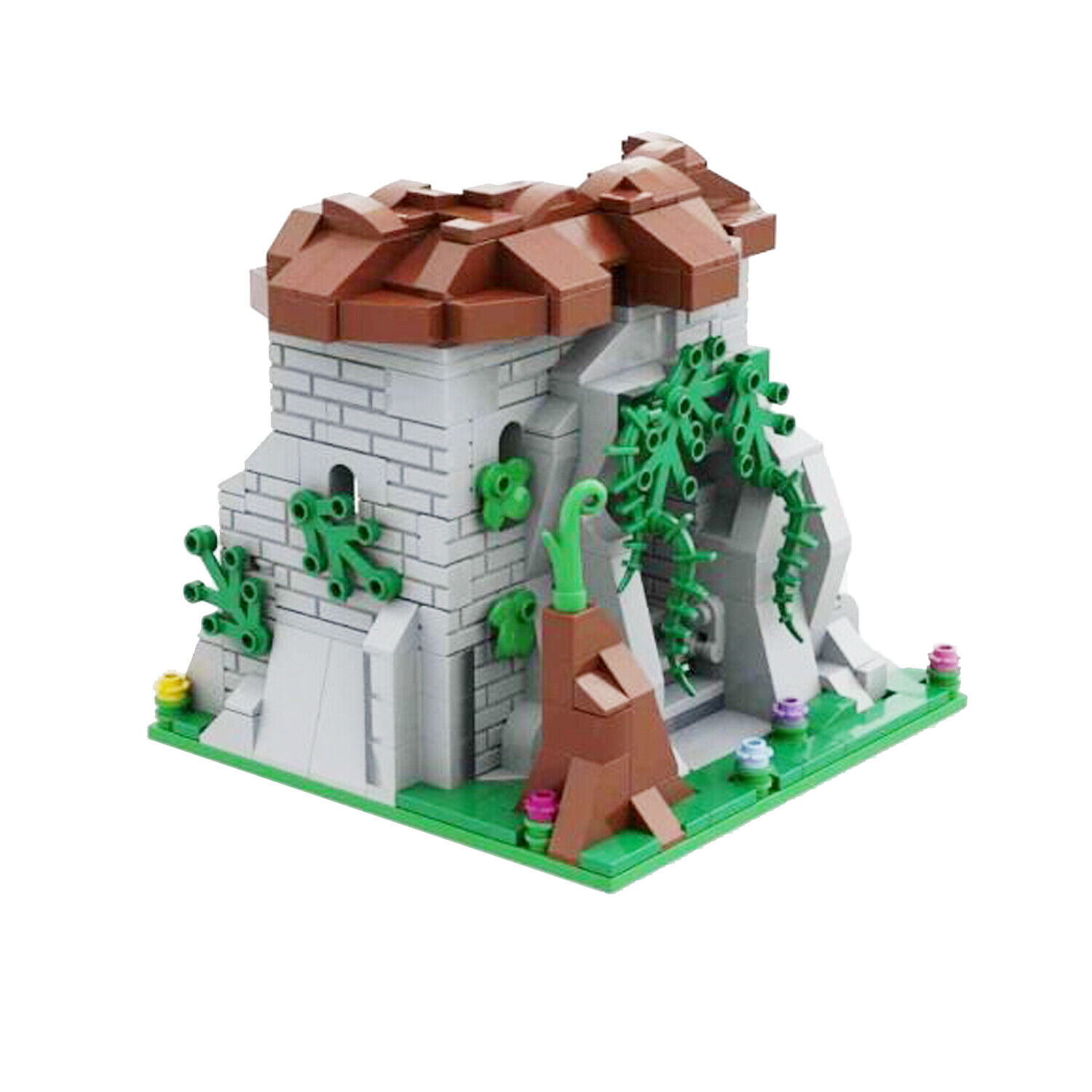 MOC-141135 The Hut in the Forest Building Toys Set for Collection 502 Parts-ZITIANYOUBUILD