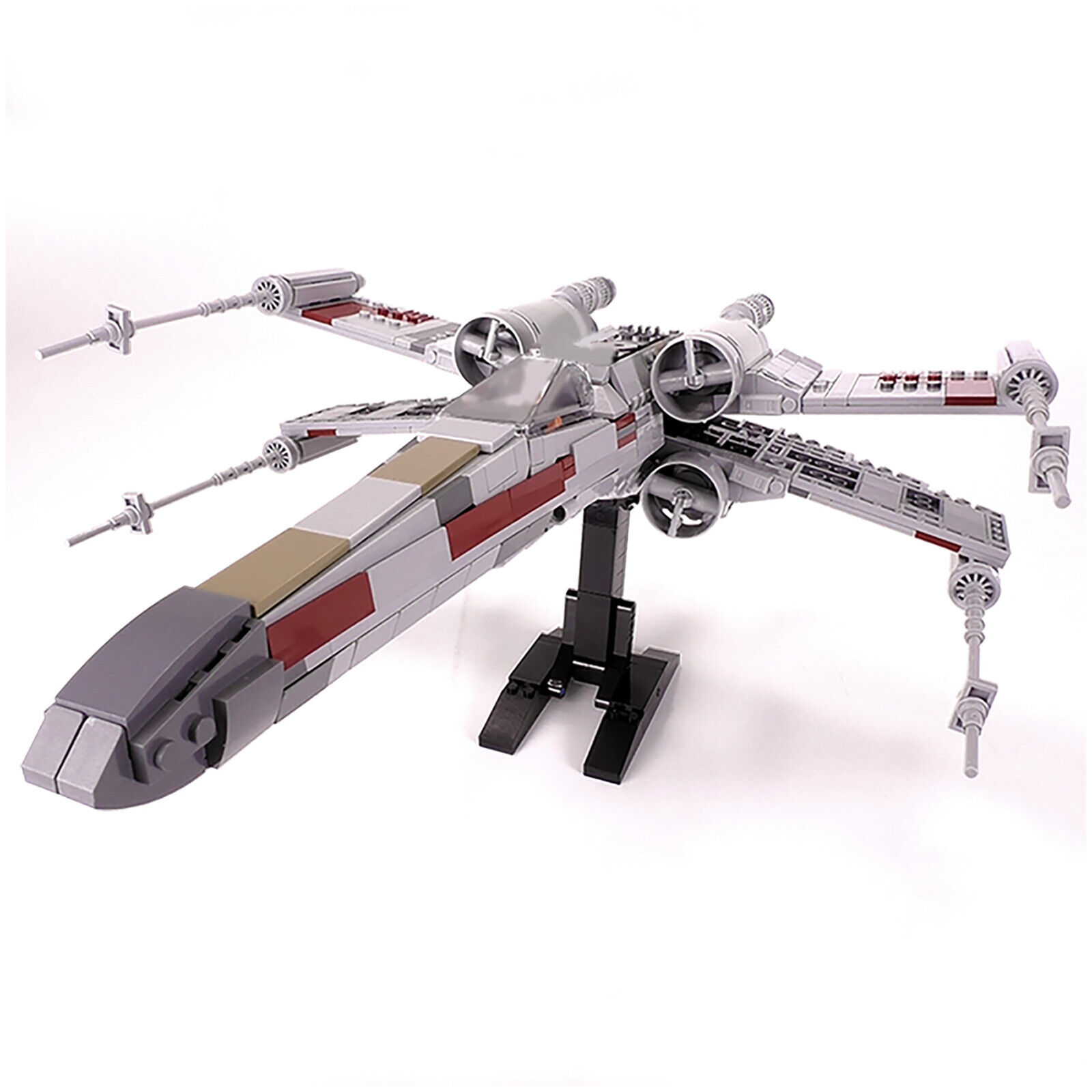ZITIANYOUBUILD C4198Y01 EXS-wing Minifig Scale Fighter with Stand 1213 Parts-ZITIANYOUBUILD