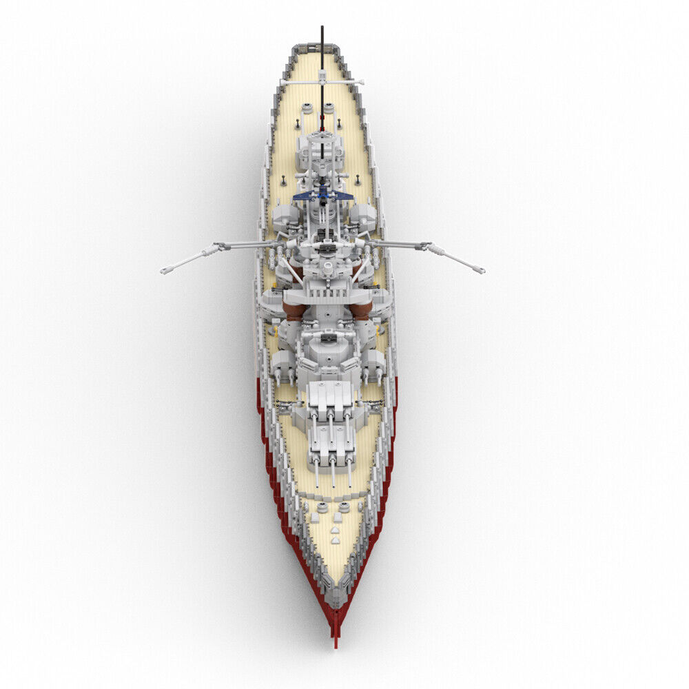 C7891 The Gneisenau Navy Battleship Ship Model 4694 Parts 1:200 Scale-ZITIANYOUBUILD