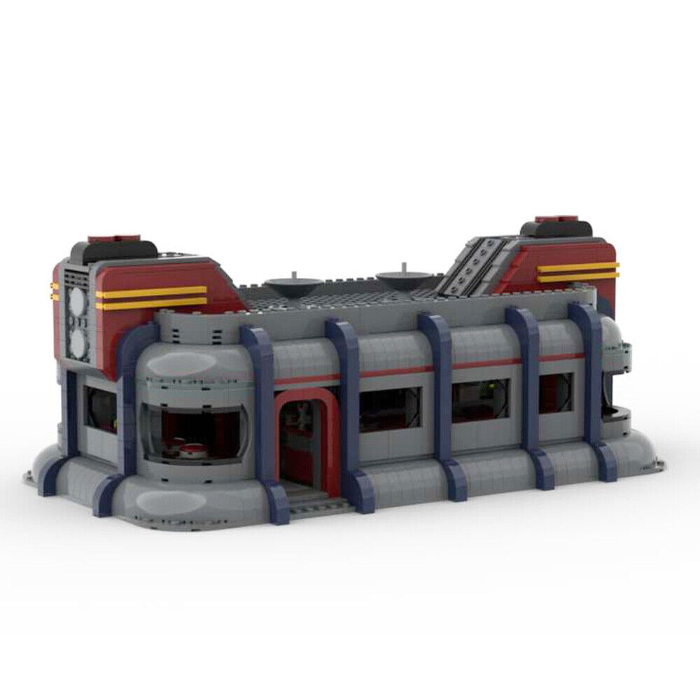 C5585 Diner Restaurant with Interior from Movie Episode II 1826 Parts-ZITIANYOUBUILD