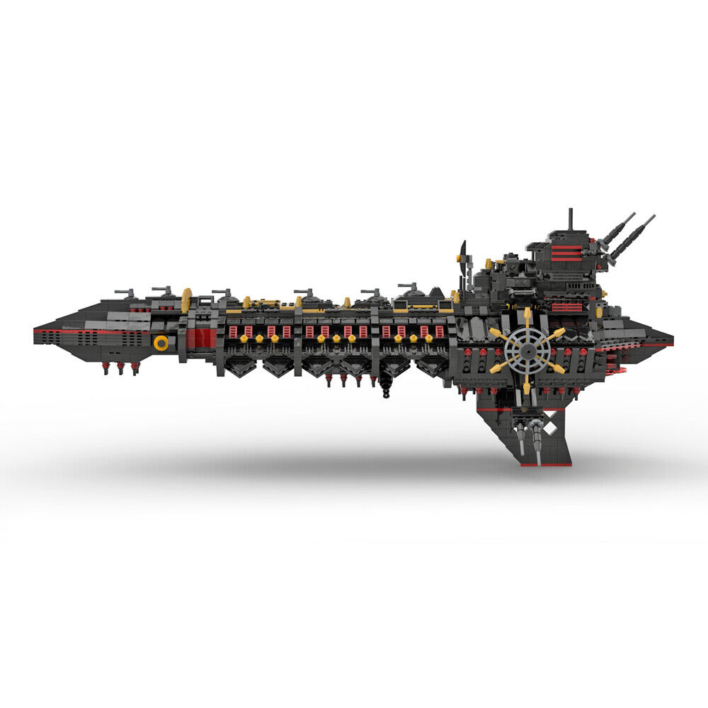 MOC-161010 Battleship with Stand from Most Popular Miniature Wargame 2346 Parts-ZITIANYOUBUILD