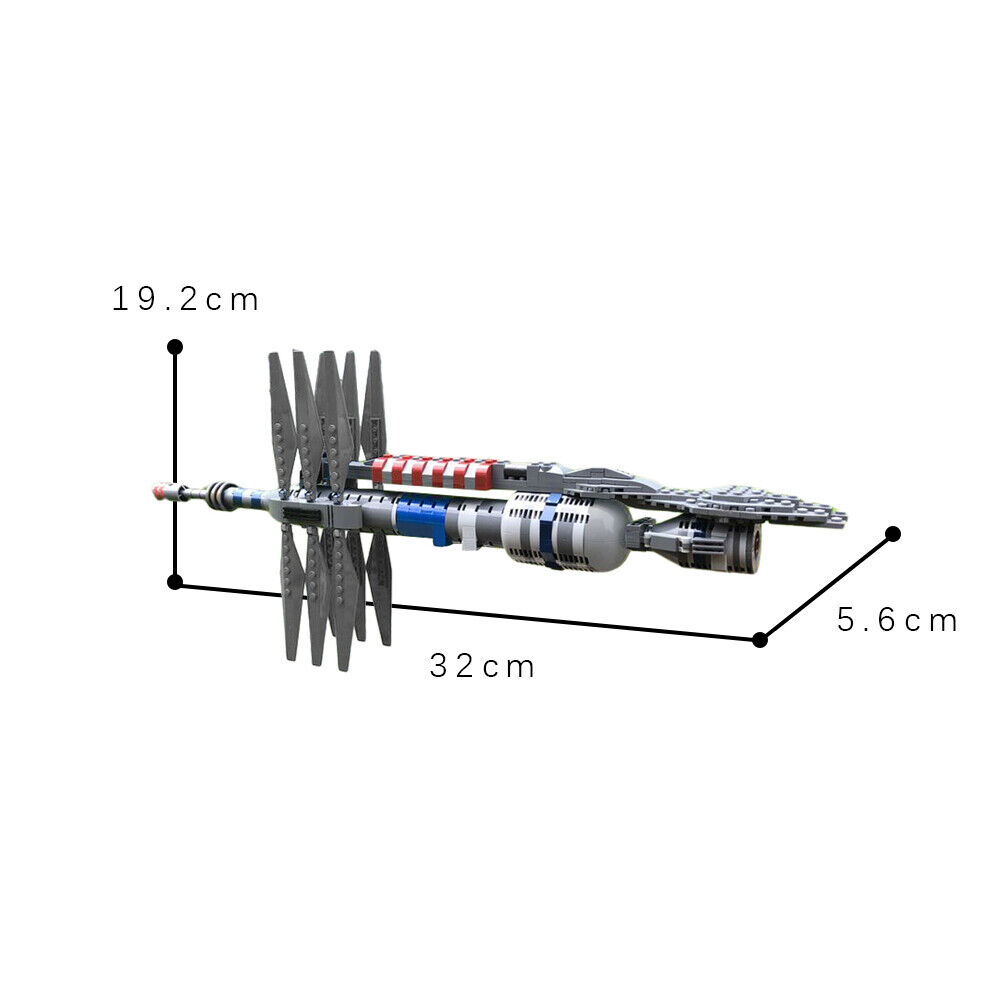Custom MOC: C7657 Mini B-a-b-y-l-on- 5 Ship Model 356 Parts Gift for Christmas-ZITIANYOUBUILD