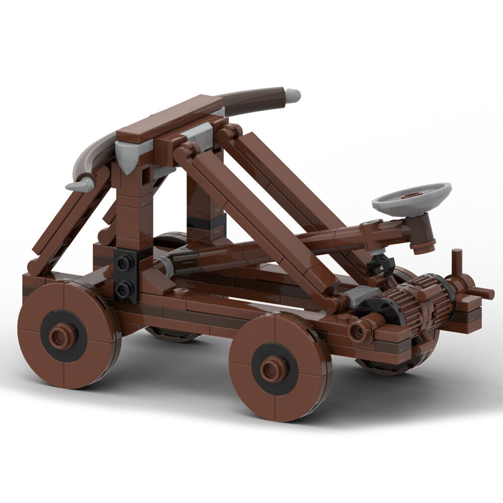 MOC-152680 Working Medieval Catapult Structure Model Building Toys 160 Parts-ZITIANYOUBUILD