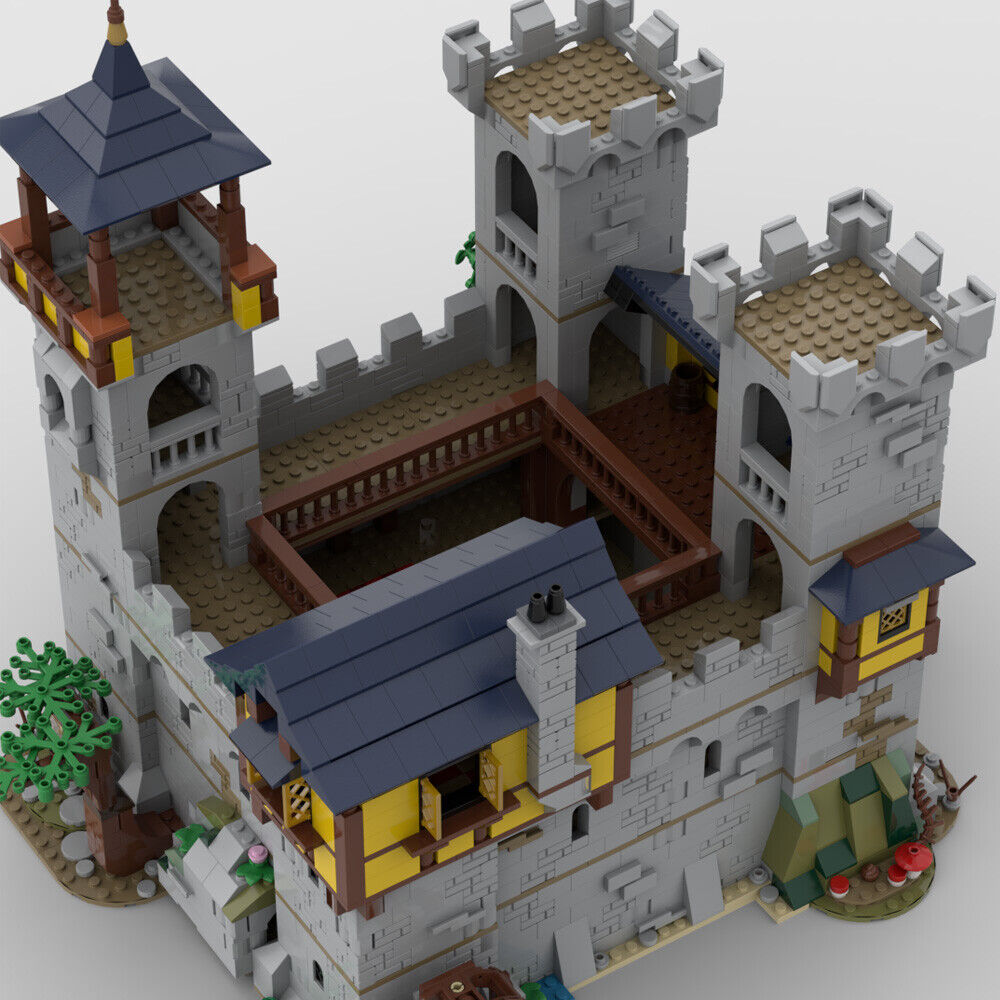 MOC-132740 Modular Castle Fortress Model for Collection 2474 Parts-ZITIANYOUBUILD