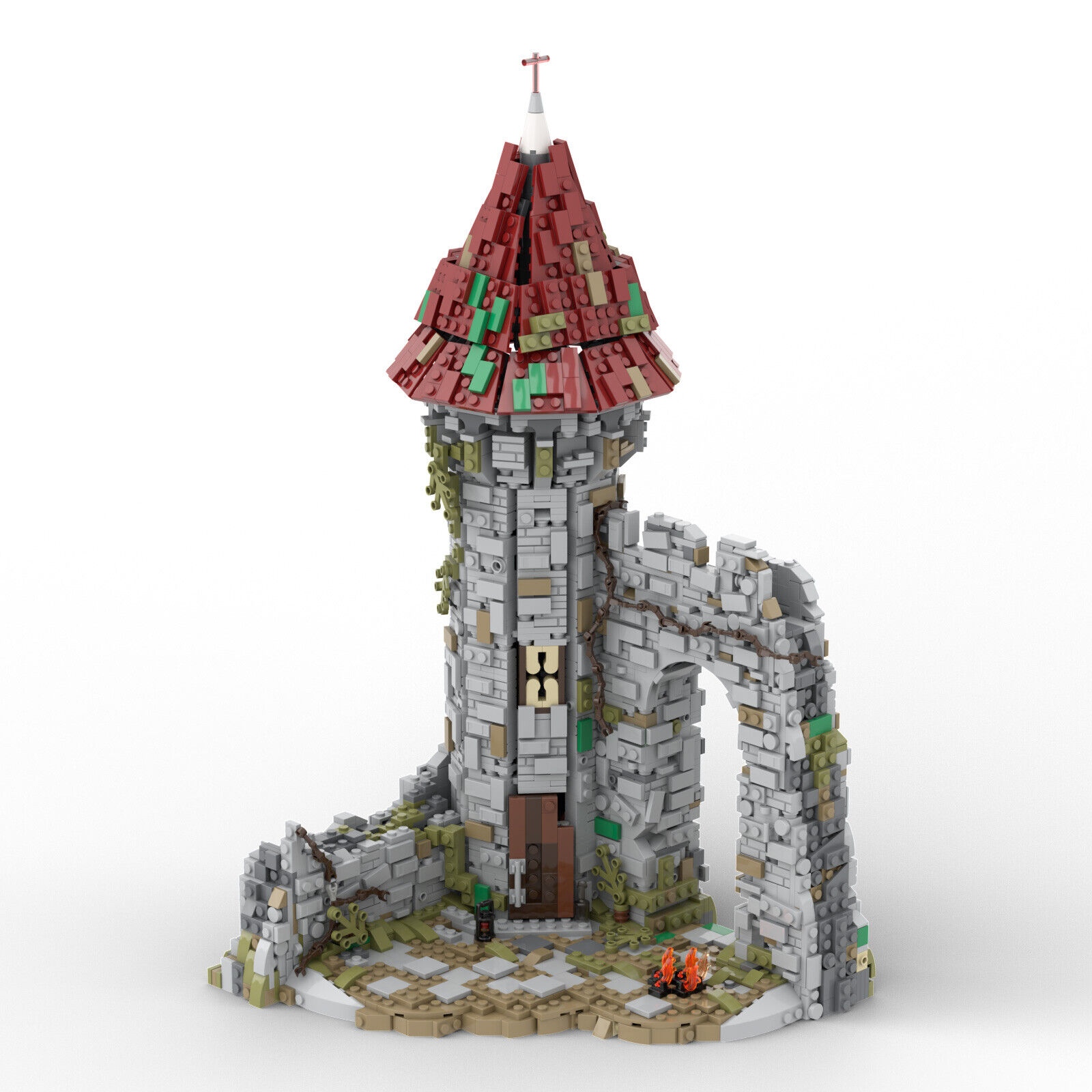 C5533 Modular Building: Castle from Video Game about Dark 3185 Parts-ZITIANYOUBUILD