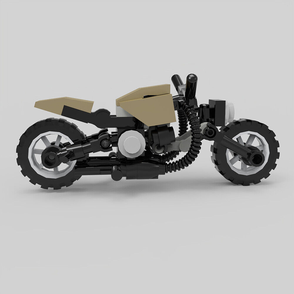 Custom MOC: C7831 Minifig Scale Motorcycle Model 41 Parts for Collection-ZITIANYOUBUILD
