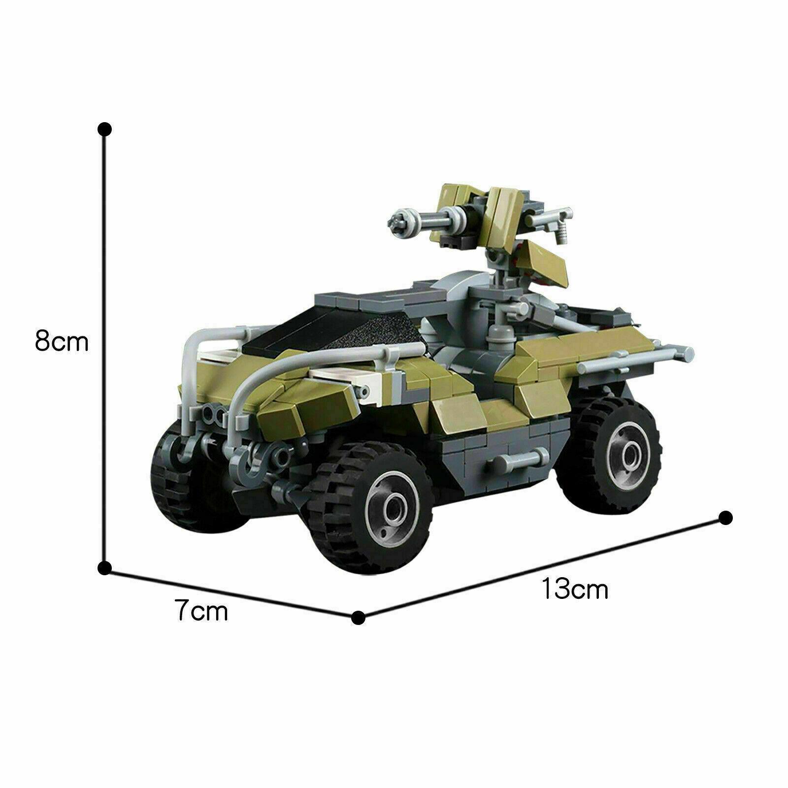 C5720 Iconic M12 Warthog M12 Force Application Vehicle 343 Parts from Hal0-ZITIANYOUBUILD