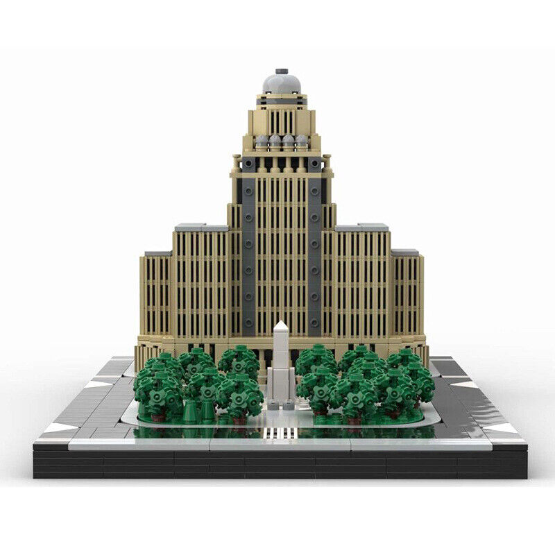 MOC-55335 Buffalo City Hall 1:650 National Landmark Architecture 1693 Parts-ZITIANYOUBUILD