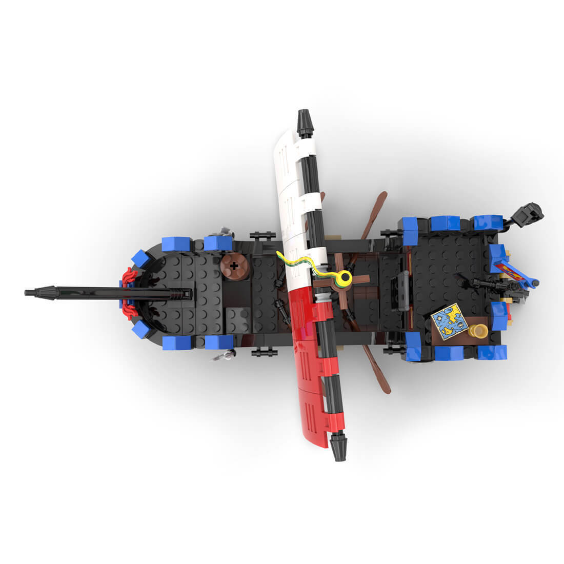 Custom MOC-119470 Sea Dragon Medieval Battleship 297 Parts Gift for Christmas-ZITIANYOUBUILD