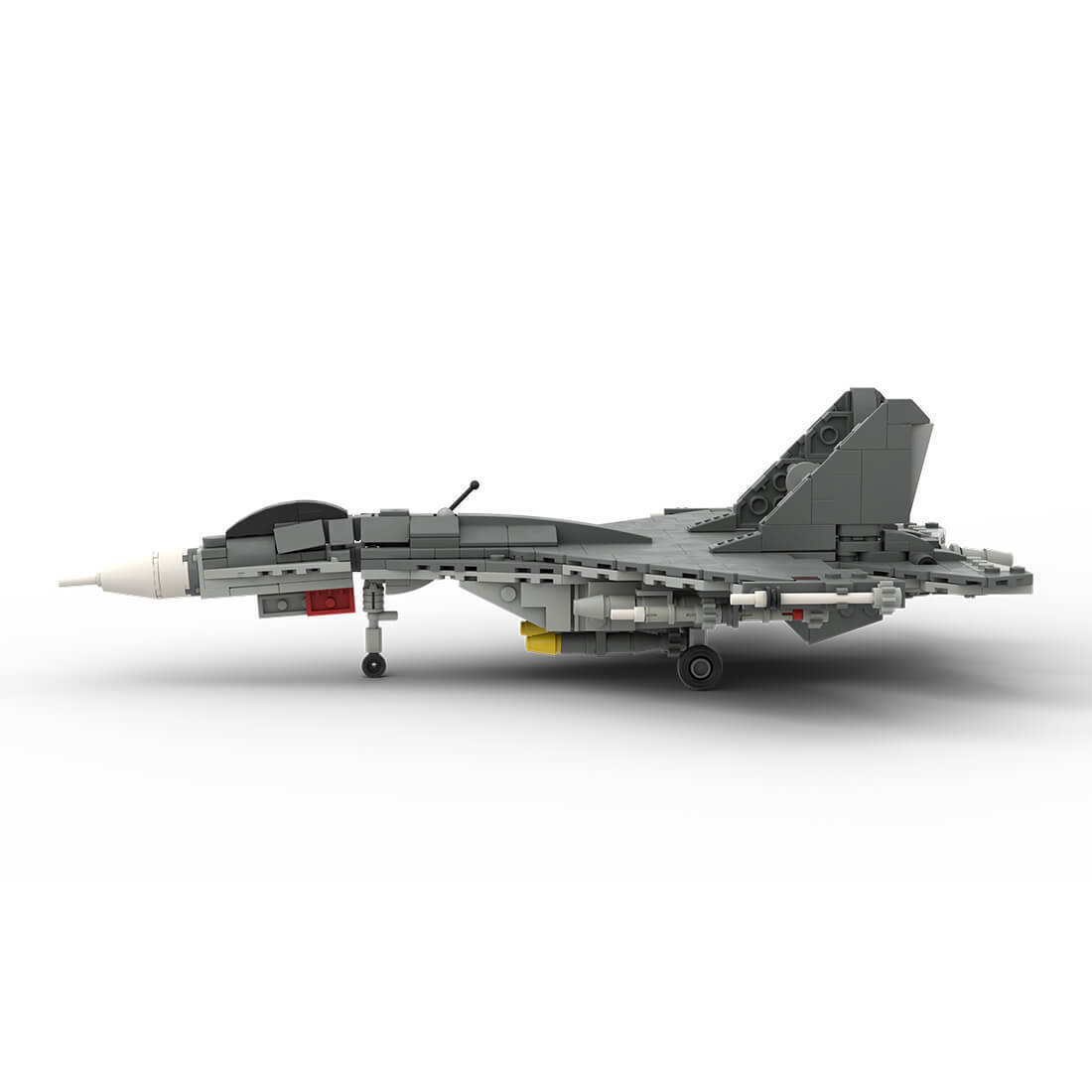 Custom MOC-143096 SU-35 Military-theme Aircraft Model 433 Parts Kids Gift-ZITIANYOUBUILD