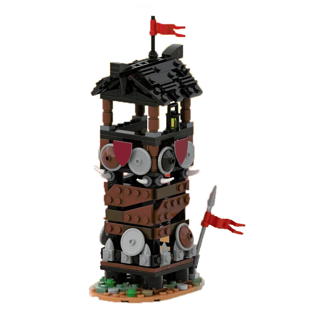 MOC-154058 Watchtower Model for Medieval Town Castle Theme 260 Parts-ZITIANYOUBUILD