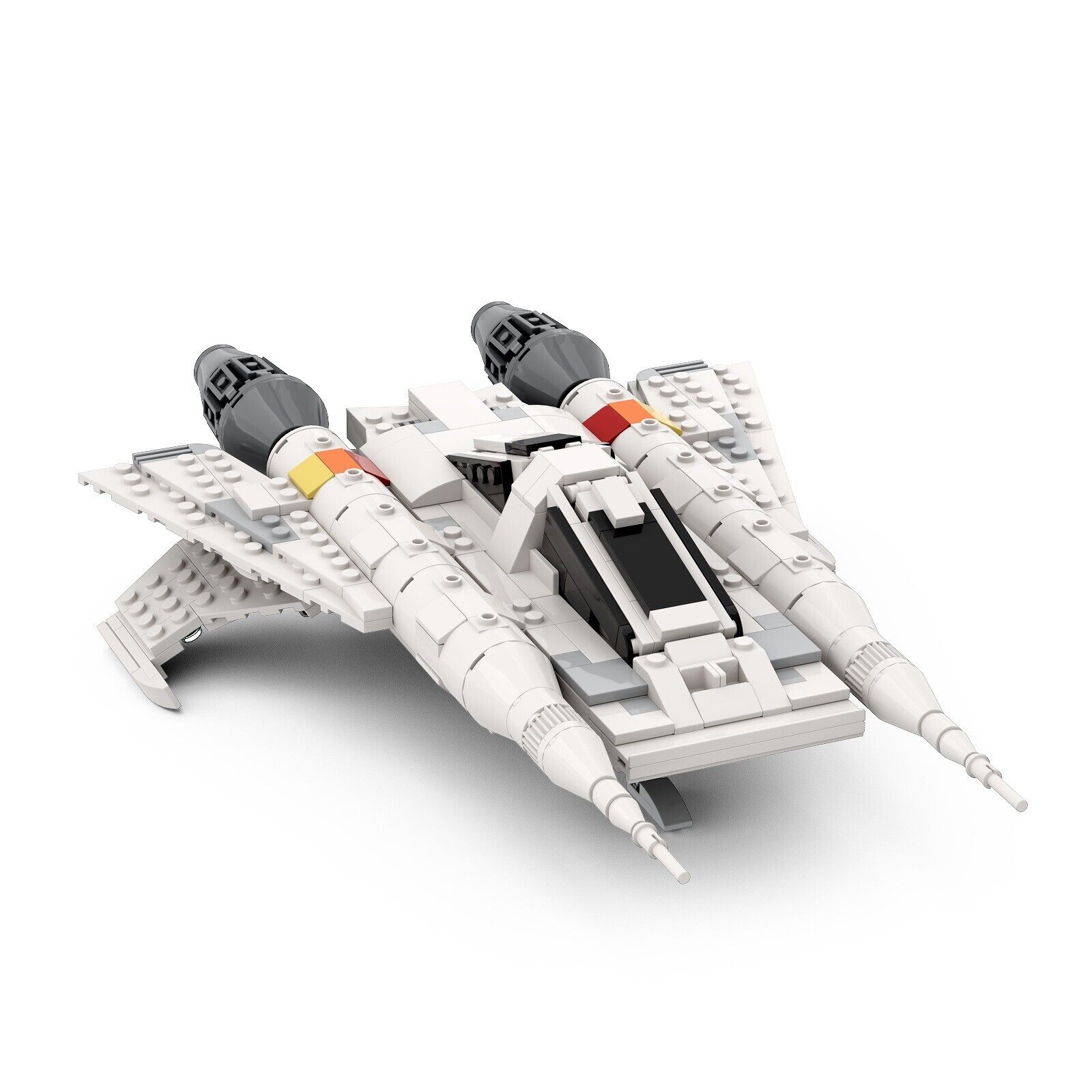 Custom MOC: C5525 Space Fighter Ship Model 548 Parts Gift for Christmas-ZITIANYOUBUILD
