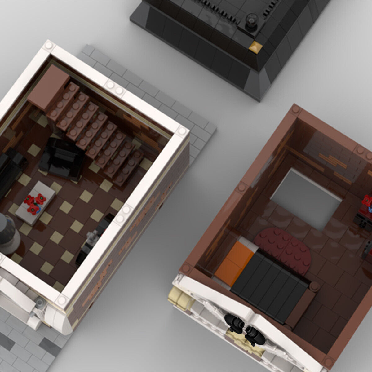 C4770 Modular Building: House Model Architecture with Interior 1622 Parts-ZITIANYOUBUILD