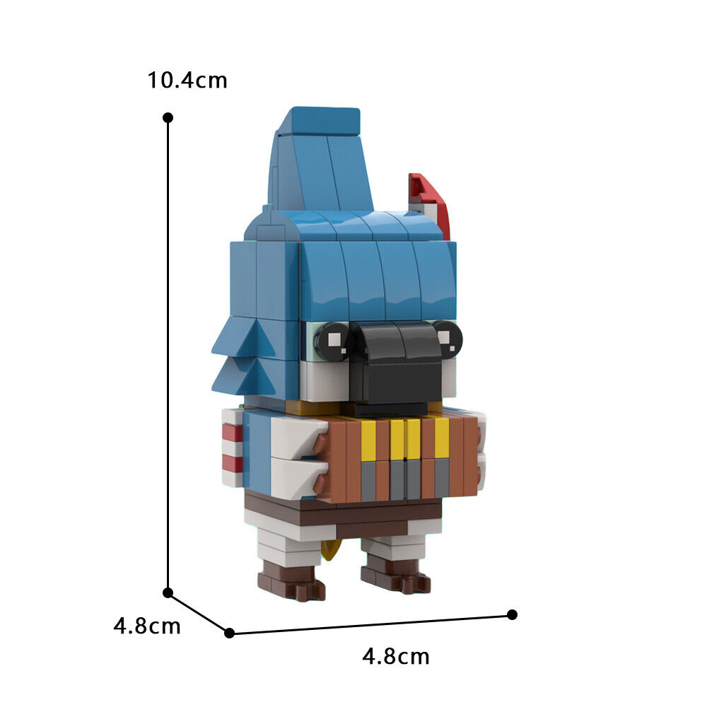 Custom MOC: C7944 Game Character Mini Kass Model 167 Parts for Kids-ZITIANYOUBUILD