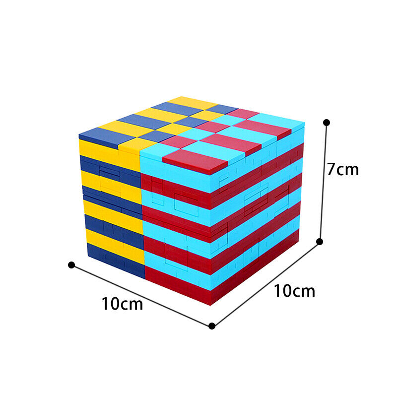 ZITIANYOUBUILD Custom MOC: C7356 The Candy Box Puzzle Box Colorful Box 606 Parts-ZITIANYOUBUILD