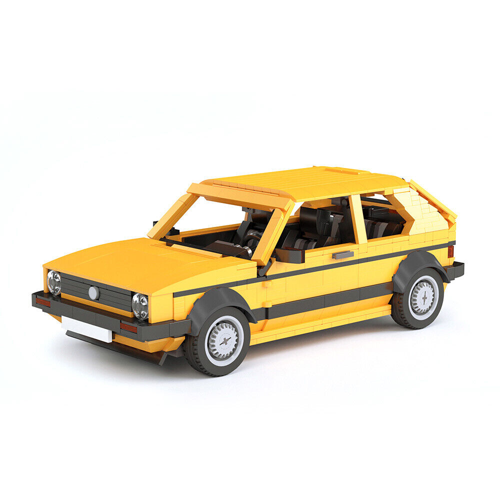 Custom MOC: C4517 Classic Mk1 1983 Cars Vehicles 1390 Parts Gift for Christmas-ZITIANYOUBUILD