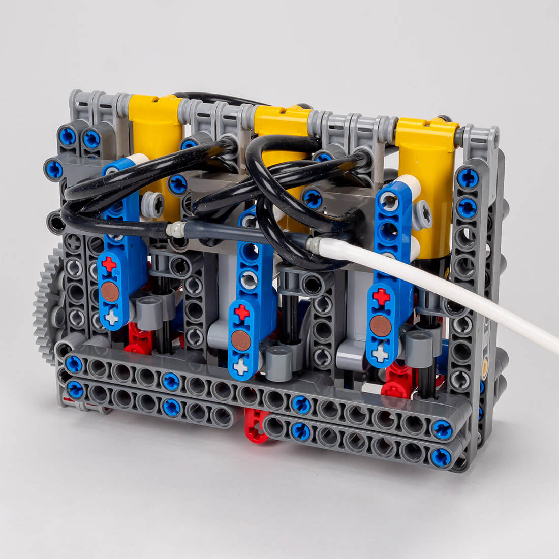 MOC-157730+MOC-164704 Three Cylinder Pneumatic Engine & Manual Air Pump（352PCS）