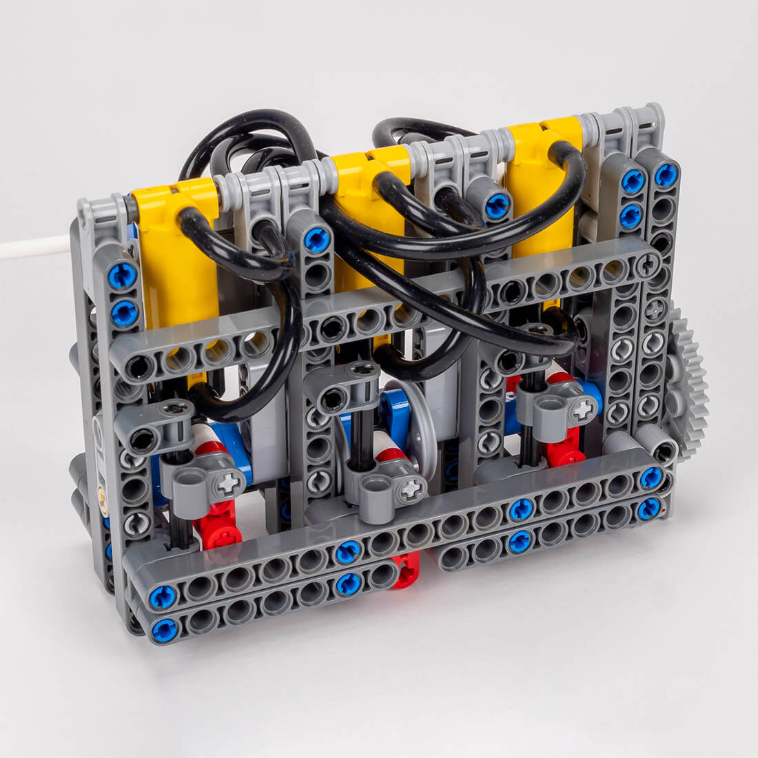 MOC-157730+MOC-164704 Three Cylinder Pneumatic Engine & Manual Air Pump（352PCS）