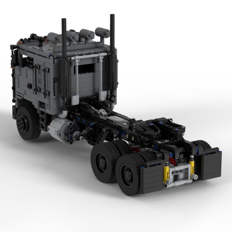 Custom MOC-104597 Sci-tech RC Cabover Building Blocks Set 692 Parts