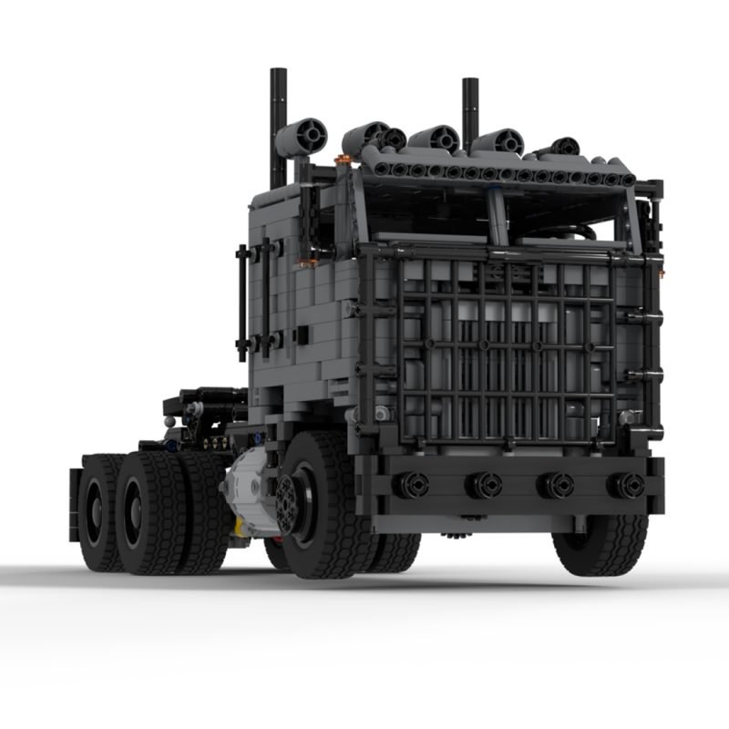 Custom MOC-104597 Sci-tech RC Cabover Building Blocks Set 692 Parts