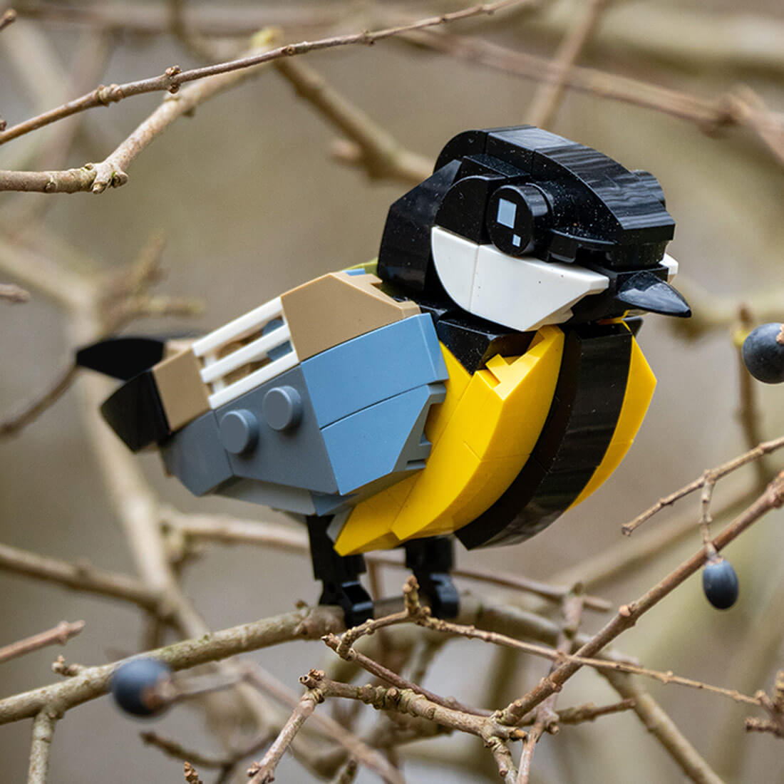 MOC-175635 Great Tit Building Blocks Set (162PCS)