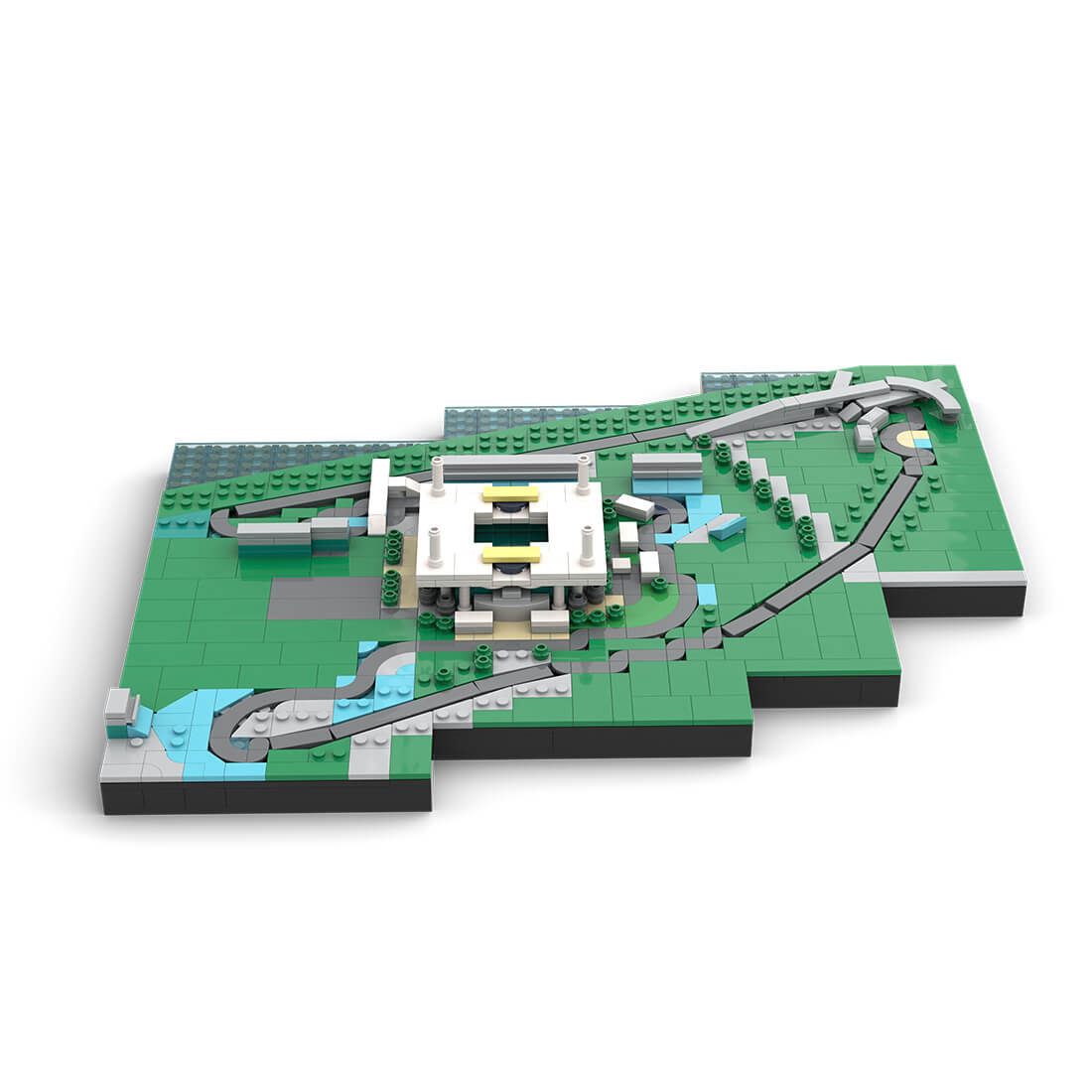 MOC-180203 1/2000 Scale American Urban Stadium Building Blocks Set (994PCS)
