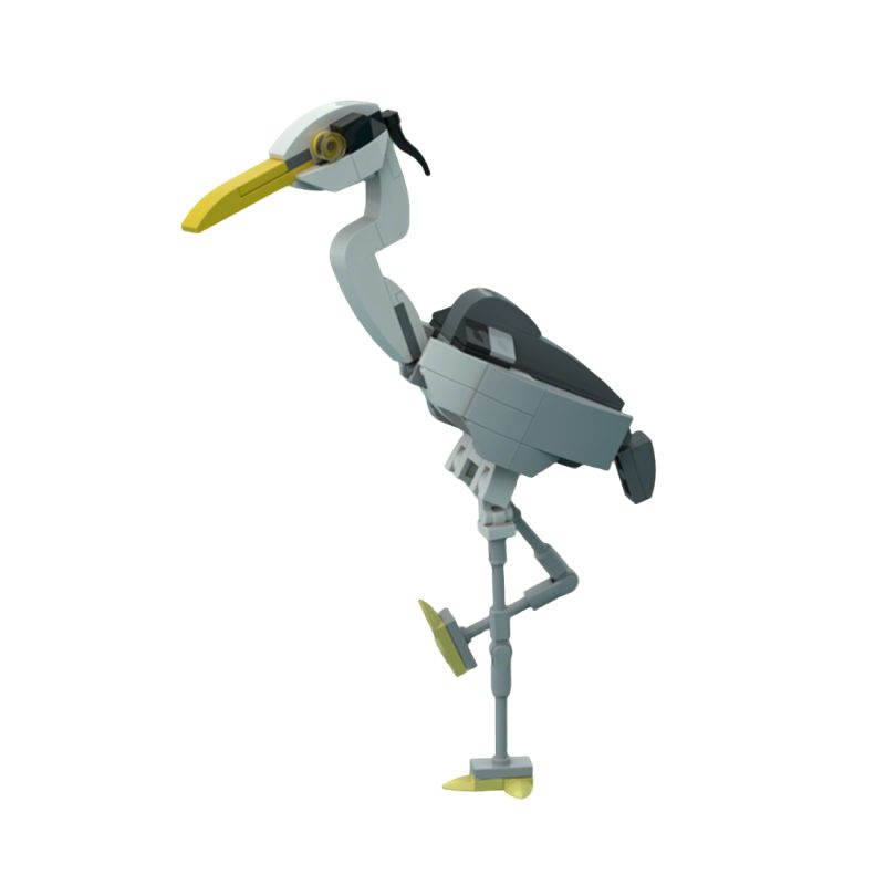 MOC-190229 Grey Heron Building Blocks Model (109PCS)