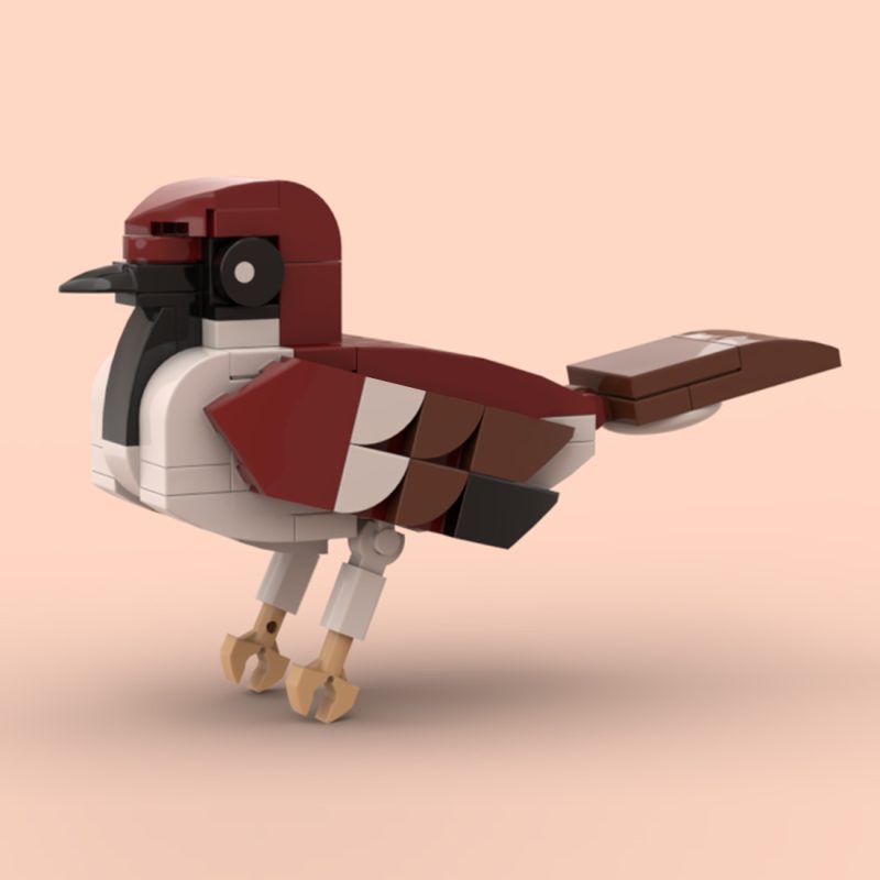 MOC-190893 Italian Sparrow Building Blocks Set (112PCS)