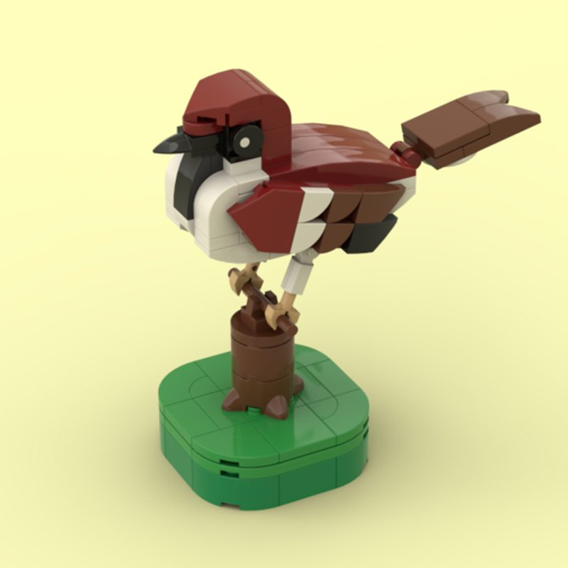 MOC-190893 Italian Sparrow Building Blocks Set (112PCS)