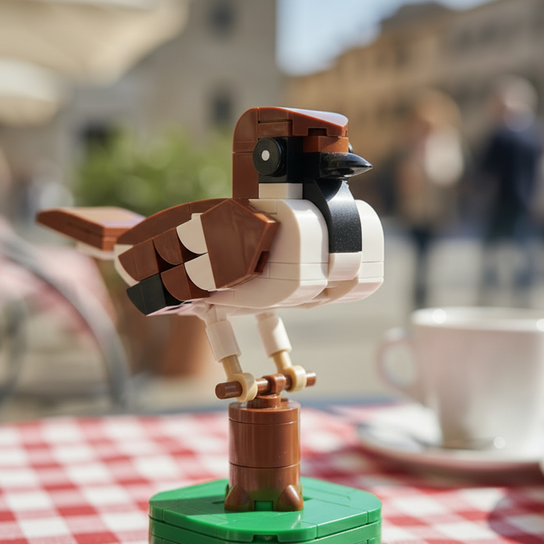 MOC-190893 Italian Sparrow Building Blocks Set (112PCS)